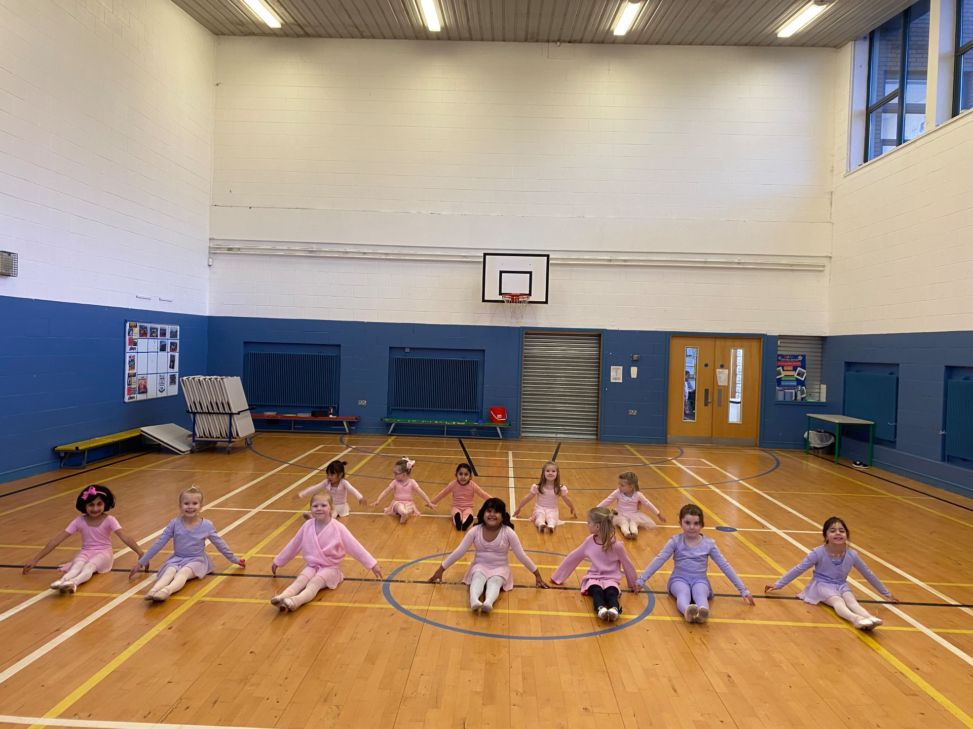 Young dancers in a Dublin ballet class